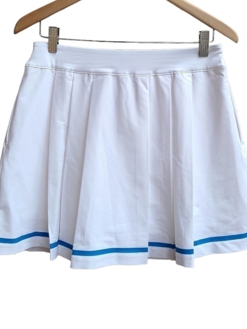 Lady Hagen Pleated Nautical Golf Skort